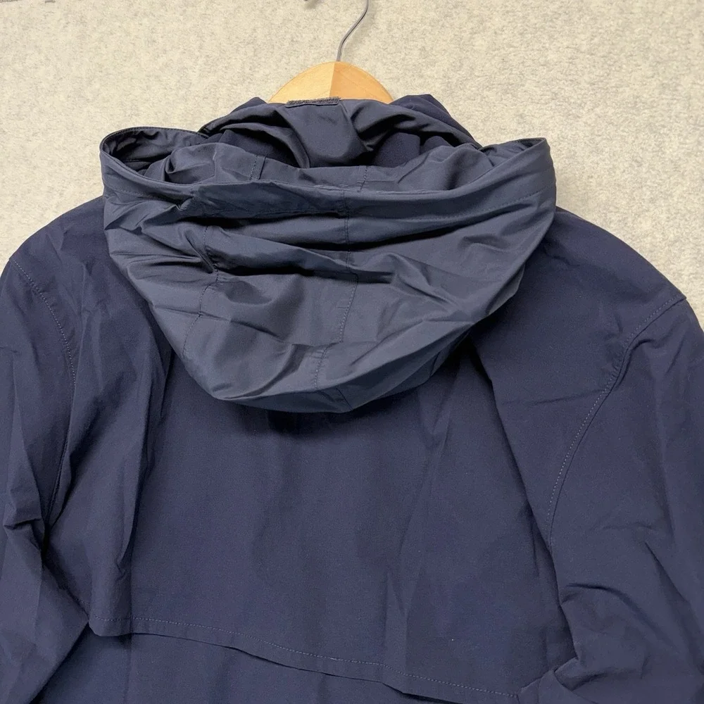 The North Face Mens L Utility Field Jacket Navy Full Zip Lightweight Cargo